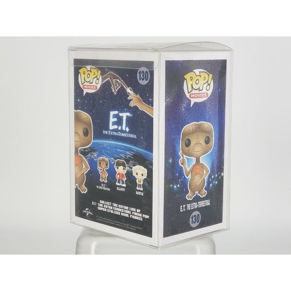 Funko 130 ET Pop Movies The Extra Terrestrial Near Mint Box Protector Japan RARE - Picture 5 of 11
